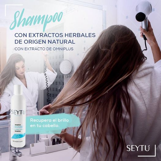 Shampoo Con Extractos Herbales Seytu 1