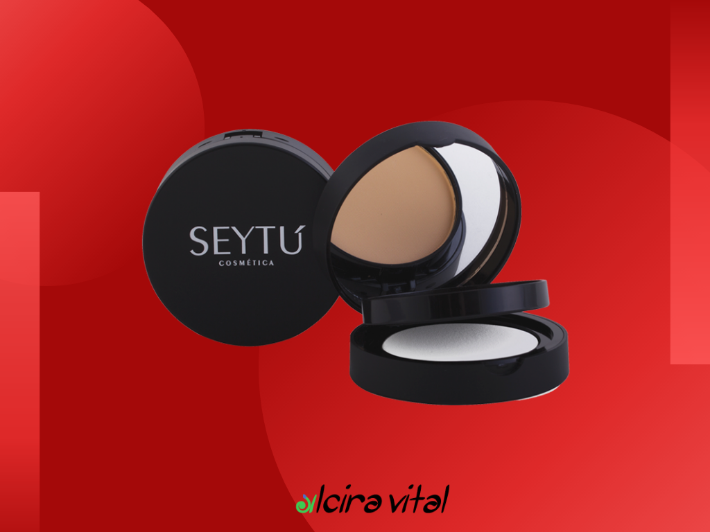 maquillaje compacto 2 en 1 de Seytu