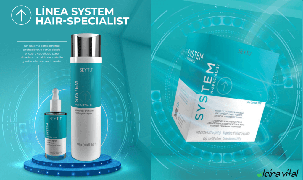 Linea System Hair Specialist Shampoo Locion Fortificante Seytu Suplemento System H Specialist